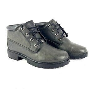 Timberland Nellie Chukka Hiker Leather‎ Boots Women's 6.5M Green Waterproof